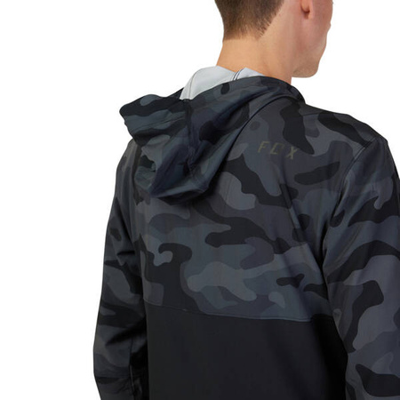 Kurtka Przeciwdeszczowa Fox Ranger Wind Pullover Black Camo