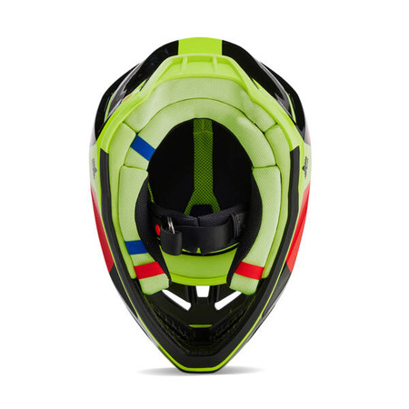 Kask motocrossowy Fox V3 Revise Red/Yellow MIPS ECE 22.06