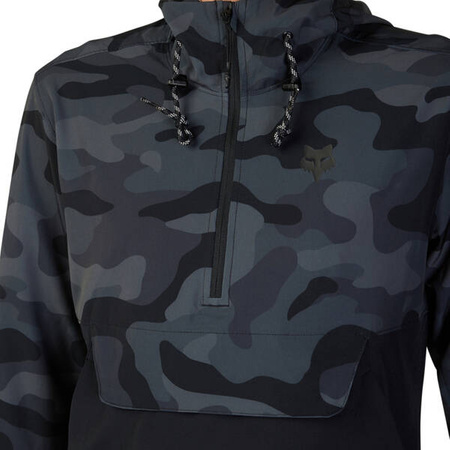 Kurtka Przeciwdeszczowa Fox Ranger Wind Pullover Black Camo