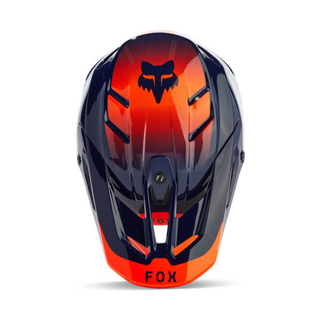 Kask motocyklowy Fox V3 Revise Navy/Orange MIPS ECE 22.06