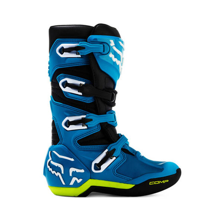 Dziecięce Buty Fox Junior Comp Blue/Yellow enduro na crossa