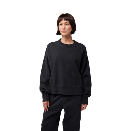 Bluza Fox Lady Wordmark Oversized Fleece Crew Black