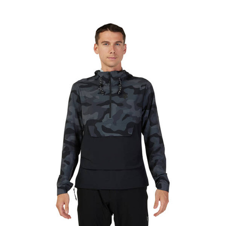 Kurtka Przeciwdeszczowa Fox Ranger Wind Pullover Black Camo