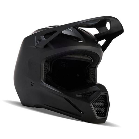 Kask motocyklowy Fox V1 Solid Matte Black enduro cross