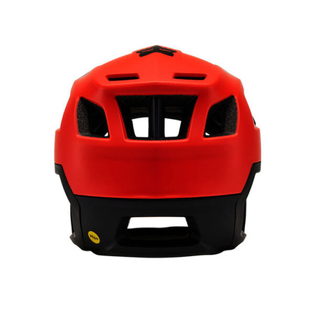 Kask Rowerowy Fox Dropframe Orange Flame