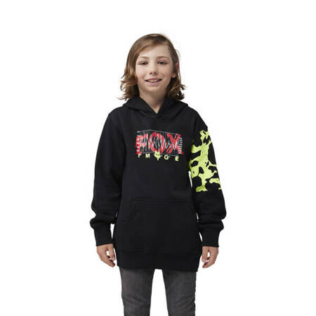 Bluza Z Kapturem FOX Junior Energy Fleece Po Black 