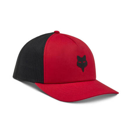 Czapka Z Daszkiem FOX FOX Head Trucker Flame Red Os