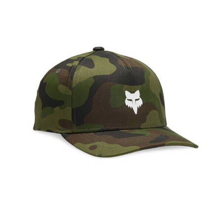 Czapka Z Daszkiem FOX Junior FOX Head Camo 110 Sb Green Camo Os