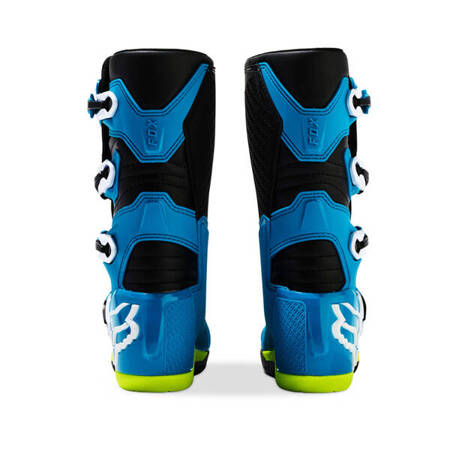 Dziecięce Buty Fox Junior Comp Blue/Yellow enduro na crossa