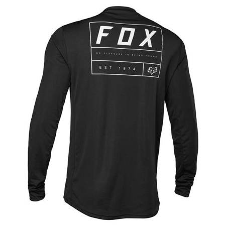 Koszulka Rowerowa Z Długim Rękawem FOX Ranger Swath Black