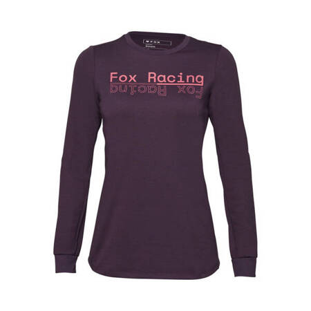 Koszulka Rowerowa Z Długim Rękawem Fox Lady Ranger Dr Md Dark Purple 