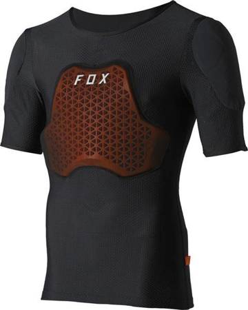 Koszulka Z Ochraniaczami FOX Baseframe Pro Black z krótkim rękawem