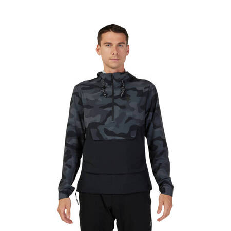 Kurtka Przeciwdeszczowa Fox Ranger Wind Pullover Black Camo