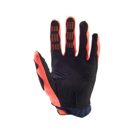 Rękawiczki na rower motocykl Fox Pawtector Navy/Orange