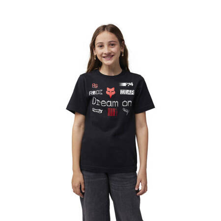 T-Shirt FOX Junior Rs Dream Black 